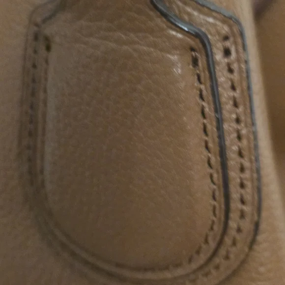 Coach Edie  Brown Leather Embossed Horse And Carriage Bag - Picture 4 of 15